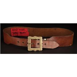 Clint Eastwood “Josey Wales” signature belt from The Outlaw Josey Wales