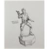 Image 1 : John Alvin Star Wars Chess piece drawing of Han Solo