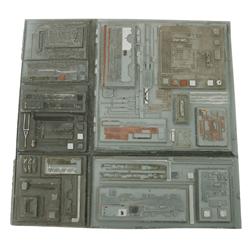 Collection of Death Star surface elements from Star Wars: Episode VI – Return of the Jedi