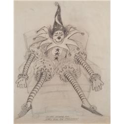 Original Richard Lasley storyboard art with storyboard sketches by Steven Spielberg for Poltergeist