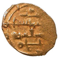 AMIRID OF VALENCIA: 'Abd al-'Aziz al-Mansur, 1021-1061, AV fractional dinar (0.41g), NM, ND