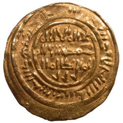 NAJJAHID: al-Fatik II, 1127-1137, AV dinar (4.99g), Zabid, AH(5)23