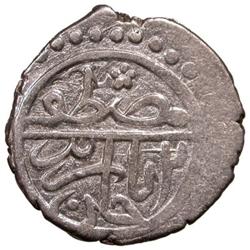 OTTOMAN EMPIRE: Mustafa Celebi, 1419-1422, AR akçe (1.06g), Edirne, AH824