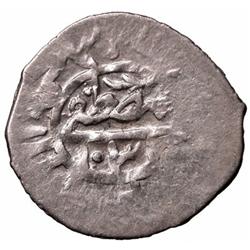 OTTOMAN EMPIRE: Mustafa I, 1622-1623, AR para (0.86g), Amid, AH1031