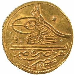 EGYPT: Mahmud I, 1730-1754, AV zeri mahbub (2.60g), Misr, AH1143
