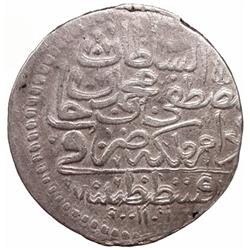TURKEY: Mustafa II, 1695-1703, AR ½ kurush (9.30g), Kostantiniye, AH1106