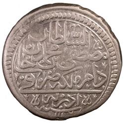 TURKEY: Mustafa II, 1695-1703, AR ½ kurush (8.18g), Edirne, AH1106