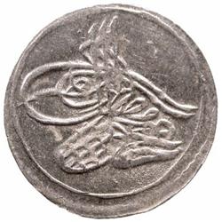 TURKEY: Mahmud I, 1730-1754, AR para (0.17g), Kostantiniye, AH1143