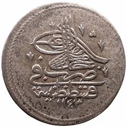 TURKEY: Mahmud I, 1730-1754, AR onluk (10 para), (5.56g), Kostantiniye, AH1143