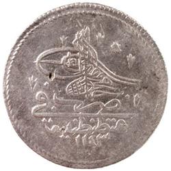 TURKEY: Mahmud I, 1730-1754, AR yirmilik (20 para), (11.03g), Kostantiniye, AH1143