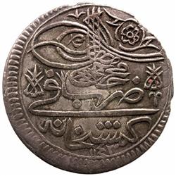 TURKEY: Mahmud I, 1730-1754, AR kurush (26.49g), Gümüshane, AH1143