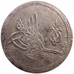 TURKEY: Mahmud II, 1808-1839, AR 2 kurush (11.71g), Kostantiniye, AH1223 year 14