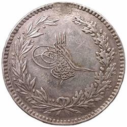 TURKEY: Abdul Mejid, 1839-1861, AR medal, 36.5 mm (23.76g), AH1272