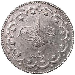 TURKEY: Mehmet V, 1909-1918, AR 10 kurush (11.84g), Edirne, AH1327 year 2