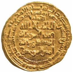GREAT SELJUQ: Barkiyaruq, 1093-1105, AV dinar (2.71g), Madinat al-Salam, AH492