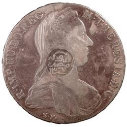 QU'AITI STATE OF SHIHR & MUKALLA: Awadh ibn 'Umar, as Hakim, 1881-1902, AR ryal, Government of Munas