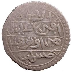 ALGERIA: Abdel Kader, 1830-1847, AR budju (5.67g), Taqidemt, AH1256