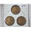 Image 1 : 1910, 11 & 12 LINCOLN CENTS