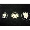 Image 2 : 3 PIECES OF CUT OUT COINS WITH JEWELRY LOOPS