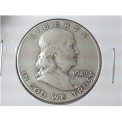 1949 FRANKLIN HALF DOLLAR