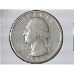 1932 WASHINGTON SILVER QUARTER
