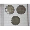 Image 2 : 3-THREE CENT PIECES (NICKEL) (HOLED)