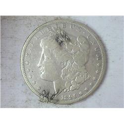 1890-CC MORGAN SILVER DOLLAR