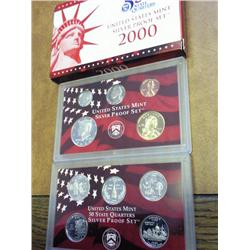 2000 US SILVER PROOF SET