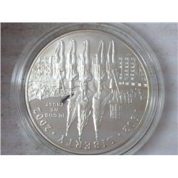 2002 US MILITARY ACADEMY US SILVER DOLLAR (PROOF)