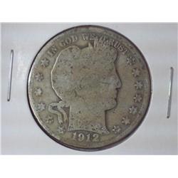 1912 BARBER HALF DOLLAR