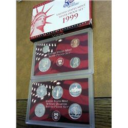 1999 US SILVER PROOF SET (THIS IS THE GOOD ONE)