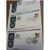 Image 1 : 3 US MINT STATE QUARTER FDC'S (CA, MN, OR)
