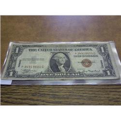 1935-A $1 SILVER CERTIFICATE HAWAII OVERPRINT