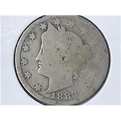 1883 WITH CENTS LIBERTY "V" NICKEL