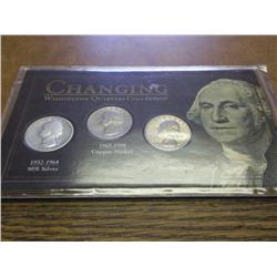 CHANGING WASHINGTON QUARTER COLLECTION (AS SHOWN)