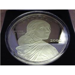 4 TROY OZ .999 SILVER LARGE SIZE 2000 SAC $