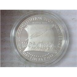 1987 US CONSTITUTION PROOF SILVER DOLLAR