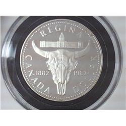 1982 CANADA REGINA $ (PROOF) .3750 OZ. ASW