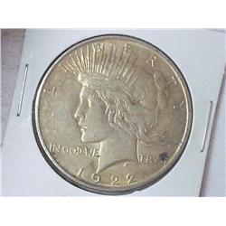 1922 PEACE SILVER DOLLAR