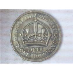 1938 AUSTRALIA CROWN (BETTER DATE)