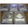 Image 1 : ALL 5 2001-P STATE QUARTERS PCGS MS67