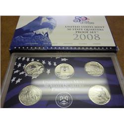 2008 US 50 STATE QUARTERS PROOF SET