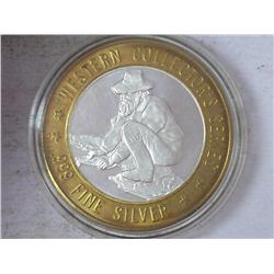 SAMS TOWN CASINO $10 SILVER TOKEN (UNC)