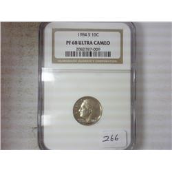 1984-S ROOSEVELT DIME NGC PF68 ULTRA CAMEO