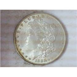 1885-O MORGAN SILVER DOLLAR (UNC)