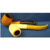 Image 1 : Genuine Block Meerschaum Pipe, Plus Leather Pipe