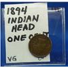 Image 4 : Lot-1894 Indian Head VG & 1937-D VF Buffalo