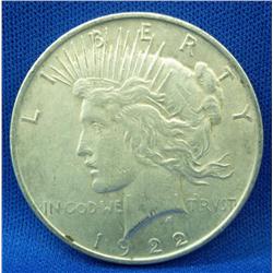 1922 Liberty "Peace" Silver Dollar