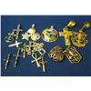 Image 1 : Lot-Assorted Sterling Pendants/Charms+2 misc