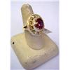 Image 6 : 14K Ruby and Diamond Ring 11.8 grams w/GLA 19K